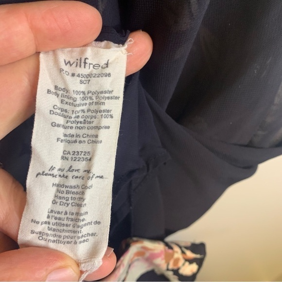 ARITZIA Wilfred Sabine Floral Dress size XS - Picture 10 of 16